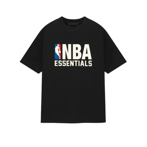 Fear of God Essentials NBA Schwarz Weiß T-Shirt