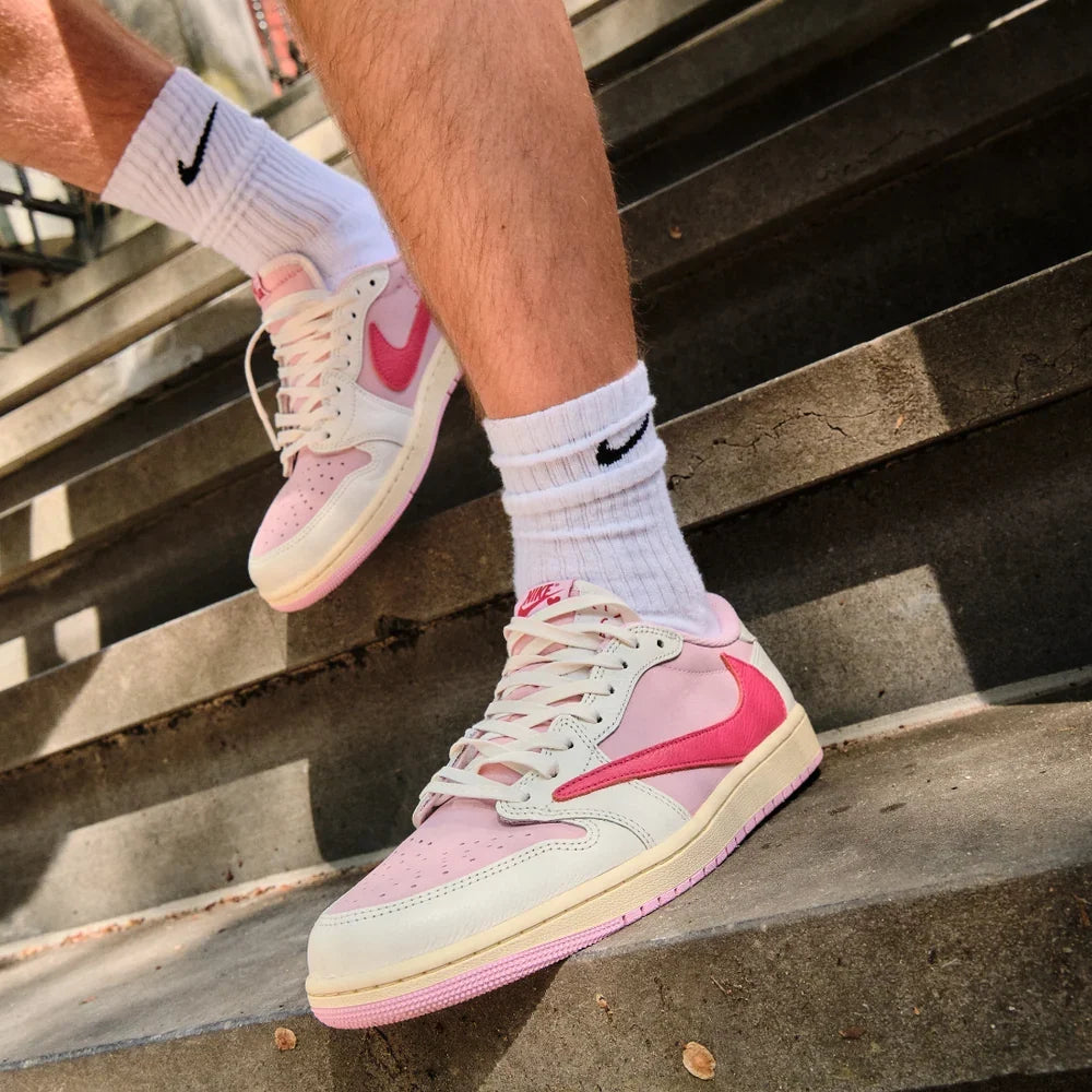 AJ1 Retro Low OG SP Travis Scott Sail Tropical Rosa