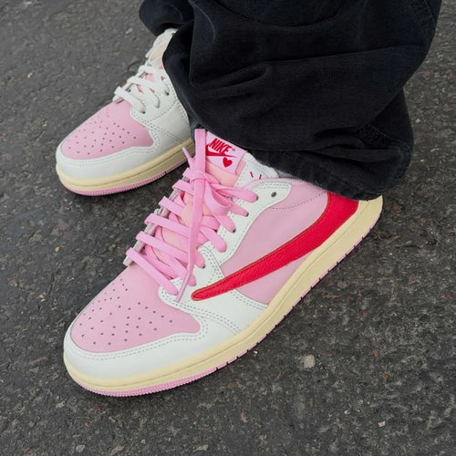 AJ1 Retro Low OG SP Travis Scott Sail Tropical Rosa
