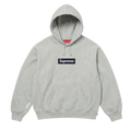 Supreme Box Logo Hooded Sweatshirt Heather Grau